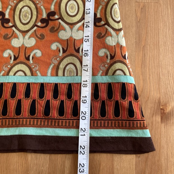 Nicole By Nicole Miller Womens Top Orange Brown Y2K Style Lined Chic Size Small - Picture 16 of 16